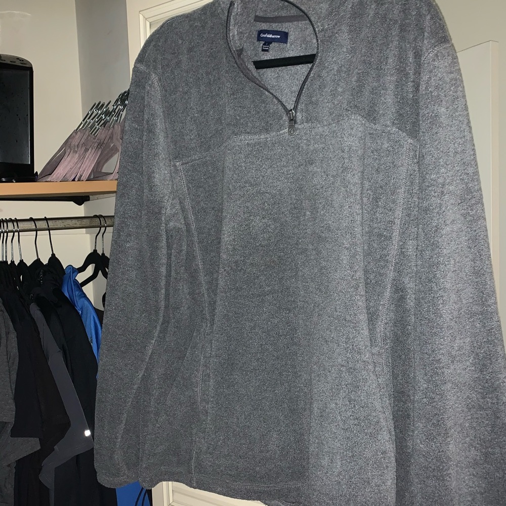 Croft and barrow men’s grey fleece